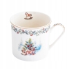 Filiżanka porcelanowa ze spodkiem świąteczna Choinka Magia Świąt 220 ml