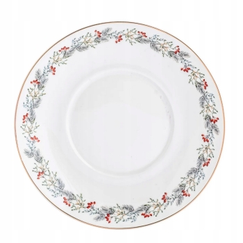 Filiżanka porcelanowa ze spodkiem świąteczna Choinka Magia Świąt 220 ml