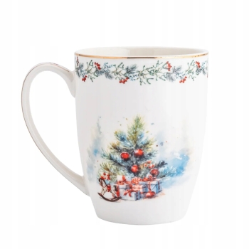Kubek porcelanwy świąteczny Choinka Magia Świąt 350 ml