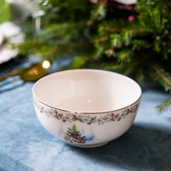 Miseczka salaterka porcelanowa świąteczna Choinka Magia Świąt 600 ml