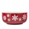 Miseczka miska salaterka 14cm 850ml Świąteczna Zimowa Choinka Śnieżynki