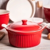 Naczynie żaroodporne okrągłe ceramiczne z pokrywką Red Chilli 2,2 l
