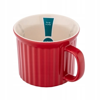 Duży Kubek XXL do Zupy ceramiczny Red Chilli 650 ml