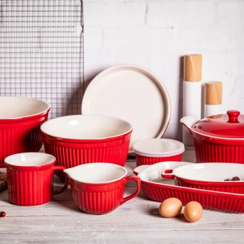 Duży Kubek XXL do Zupy ceramiczny Red Chilli 650 ml