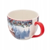 Filiżanka świąteczna porcelanowa Zimowa Chatka Holly Night 400 ml