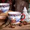 Filiżanka świąteczna porcelanowa Zimowa Chatka Holly Night 400 ml