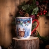 Kubek porcelanowy świąteczny Zimowa Chatka Holly Night 340 ml