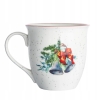 Duży kubek świąteczny porcelanowy XXL 630ml Ozdoby Świąteczne