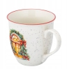 Duży kubek świąteczny porcelanowy XXL 630ml Ozdoby Świąteczne