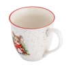 Duży kubek świąteczny porcelanowy XXL 630ml Zimowa Myszka