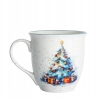 Duży kubek świąteczny porcelanowy XXL 630ml Zimowy Skrzat Skrzacie Święta