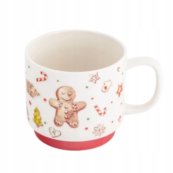Kubek porcelanowy świąteczny Pierniczki Świąteczne słodkości 430 ml