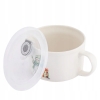 Lunchbox z uchem i pokrywką hermetyczną Pojemnik porcelanowy Bałwanek 800ml