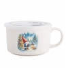 Lunchbox z uchem i pokrywką hermetyczną Pojemnik porcelanowy Elfy 800ml