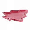 Naczynie na pierniki przekąski ceramiczne talerz choinka Czerwona 19,5 cm