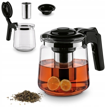 Dzbanek do herbaty z Metalowym Zaparzaczem 1500ml Rebeka