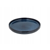Talerz deserowy ceramiczny Florina Evia Navy Blue 21 cm granatowy