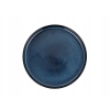 Talerz deserowy ceramiczny Florina Evia Navy Blue 21 cm granatowy