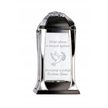 Znicz Kapliczka z grawerem Imię Dedykacja dla Mamy Taty Babci Dziadka 31CM