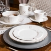 Talerz deserowy porcelanowy Świąteczny Zimowy Blask 20 cm