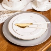 Talerz deserowy porcelanowy Świąteczny Zimowy Blask 20 cm