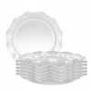 Zestaw 6 szklanych talerzy deserowych 17,5cm Vivienne