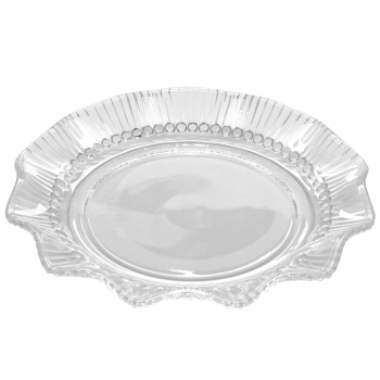 Zestaw 6 szklanych talerzy deserowych 17,5cm Vivienne