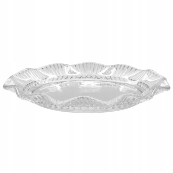 Zestaw 6 szklanych talerzy deserowych 17,5cm Vivienne