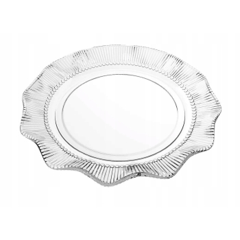 Talerz na ciasto duży płytki Altom Design Vivienne 33 cm