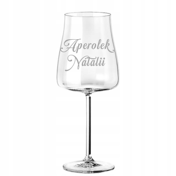 Kieliszek do Wina Aperol Spritz z grawerem Prezent dla Dziewczyny 600ml