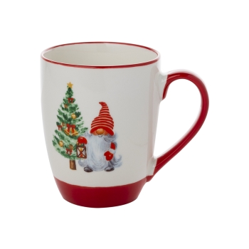 Kubek zimowy 330ml Świąteczny Skrzat Elf Mikołajki Florina