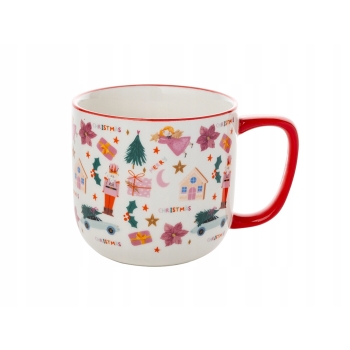 Kubek zimowy 330ml Świąteczny Dziadek do Orzechów Mikołajki Farge Florina