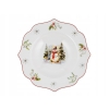 Talerz do zupy głęboki świąteczny 22,5cm Zimowy Bałwanek Vintage Florina