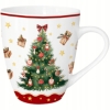Duży kubek porcelanowy na Prezent kubas XXL Świąteczna Choinka 1000ml