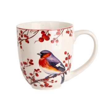 Duży kubek porcelanowy na Prezent kubas XXL Christmas Birds 3 1000ml