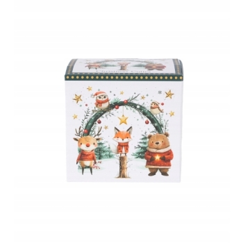 Kubek z zaparzaczem i pokrywką 430ml świąteczny Christmas Cuties 2