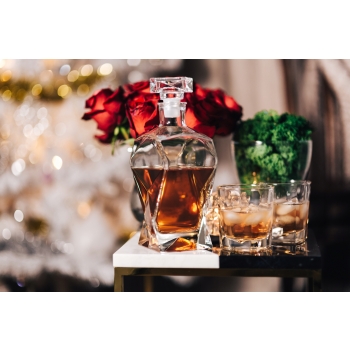 Karafka i komplet szklanek Zestaw do whisky Marco 7 el na Prezent