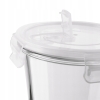 Pojemnik Borokrzemowy na Żywność Szklany OKRĄGŁY z pokrywą Tadar 700ml