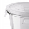 Pojemnik Borokrzemowy na Żywność Szklany OKRĄGŁY z pokrywą Tadar 700ml