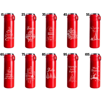 Zestaw świąteczny Kubek Termiczny z dodatkami z Grawerem Prezent dla Niej
