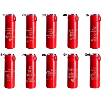 Zestaw świąteczny Kubek Termiczny z dodatkami z Grawerem Prezent dla Niej