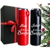 Zestaw 2 Kubków termicznych z wyświetlaczem Prezent Świąteczny dla Pary