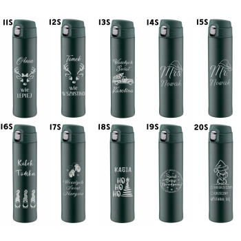 Kubek Termiczny ze świecą i mydełkiem Grawer Prezent Świąteczny dla Niej