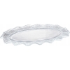 Półmisek szklany owalny talerz na ciasto Vivienne 25x16,5 cm