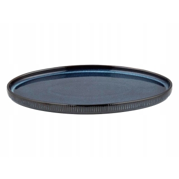 Talerz półmisek owalny 32x18 cm Retro Evia Navy Blue Florina