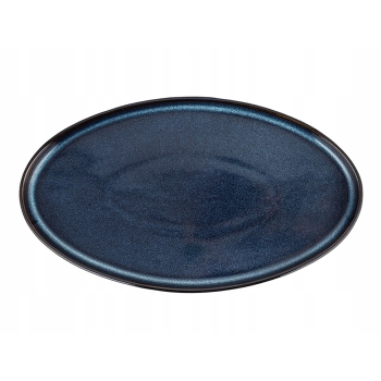 Talerz półmisek owalny 32x18 cm Retro Evia Navy Blue Florina