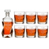 Zestaw do whisky z Grawerem Karafka i 6 szklanek na Prezent Marco