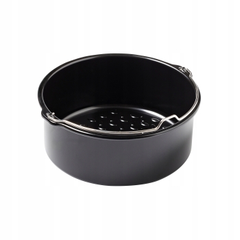Koszyk pojemnik metalowy z uchwytem do AIR FRYER 20x19cm 1,6L PYREX okrągły