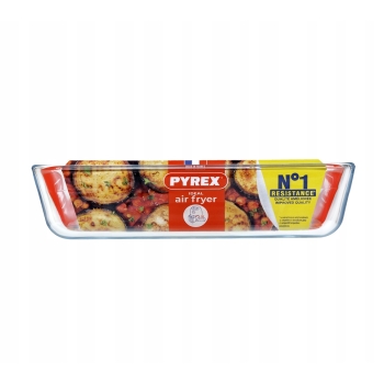 PYREX do AIR FRYER Naczynie Żaroodporne Brytfanna 19x14cm 0,8L