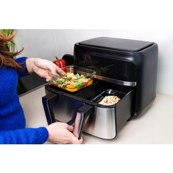 PYREX do AIR FRYER Naczynie Żaroodporne Brytfanna 19x14cm 0,8L